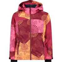 CMP - Kid G Kapuzenjacke mit Druckknöpfen, Anemone-Fuxia-Glanz, 176
