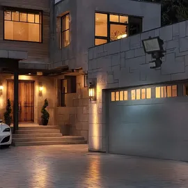 Maclean Brackets Maclean MCE442 Solarlampen LED Strahler mit Bewegungssensor Flutlichtstrahler Solar Wandleuchte Dämmerungssensor Solarleuchte IP44 6W 360 Lumen 6000K (1 x Stück)