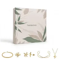 Heideman Schmuck-Adventskalender Summerbox Barcelona silberfarben, Schmuckset mehrteilig Schmuck für Frauen - 5 Schmuckstücke goldfarben|silberfarben