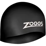 Zoggs – Erwachsene Easy-fit Silicone Cap Badekappe, Schwarz, One Size