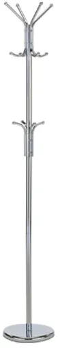Autronic Kleiderständer 182 cm Metall silber 80001-06B CR