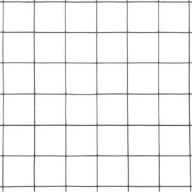 vidaXL Drahtzaun 100 x 100 cm Grau/Stahl