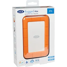 LaCie Rugged Mini 4 TB USB 3.0 silber/orange