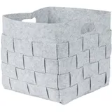 Testrut Filzkorb 30 x 30 x 30 cm 1-tlg. grau