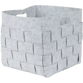Testrut Filzkorb 30 x 30 x 30 cm 1-tlg. grau