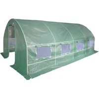 Gewächshaus Tunnel Treibhaus Frühbeet Pflanzbeet Tomatenhaus 600X300 Cm 6X3 M