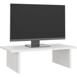 vidaXL Monitorständer 50x27x15 cm Weiß