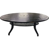 Lesli Living Tisch Kings Cross" oval schwarz Speisetisch Aluminiumguß Gartentisch Lesli Living