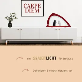 Weigla LED Schwibbogen »Weihnachtsdeko, Made in Germany« 1 Stk. Leerbogen zum Selbstbestücken, asymmetrisch rot