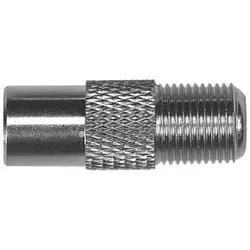 Axing CFA5-00 Adapter Koax-Steckverbinder, IEC-Stecker (DIN 45325) auf F-Buchse CFA00500 CFA 5-00  - 100 Stück