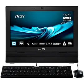 MSI PRO AP162T All-in-One-PC 2023 15,6" Touchscreen Intel N100 3,4 GHz 4 GB RAM 128 GB SSD Intel UHD Graphics