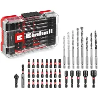 Einhell Original Einhell M-CASE 39-tlg. schlagfestes Zubehör-Set (25-mm-Bits, Metallbohrer,