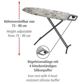 Wenko Bügelbrett Classic Black schwarz, weiß