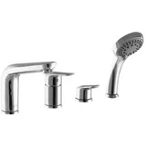 PaulGurkes 4-loch Wannenrandarmatur Einhandmischer Wannenkombination