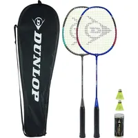 Dunlop Badmintonset NITRO-STAR Ax 10 2P SET, Black/Blue/Red/Green/Gray/Whit, –