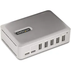 StarTech.com 7-Port USB-C Hub, 5x USB-A + 2x USB-C, Self-Powered w/ 65W Power Su