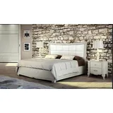 vaccari cav giovanni Polster Design Luxus Doppelbett 140 x 200 cm Grau