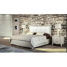 vaccari cav giovanni Polster Design Luxus Doppelbett 140 x 200 cm Grau