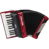 HOHNER BRAVO II 48 ROT A16532 SILENTKEY Klavierakkordeon