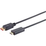 S-Conn Displayport-Kabel 1.4 10 m Schwarz