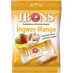 Ibons Ingwer-Mango Kaubonbons