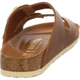 Birkenstock Arizona Big Buckle Nubukleder geölt schmal cognac 37