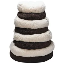 beeztees Yala Hundebett braun) Plüsch Ø 60 cm