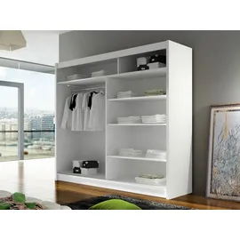 Mirjan24 Schiebetürenschrank London I 180 x 215 x 58 cm Beige