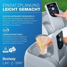 BESTWAY Lay-Z-Spa Miami AirJet 180 x 66 cm Dunkelblau