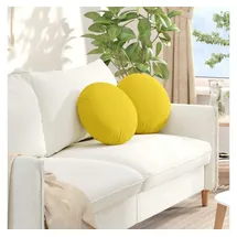 vidaXL Sitzkissen 40 x 13 cm Gelb