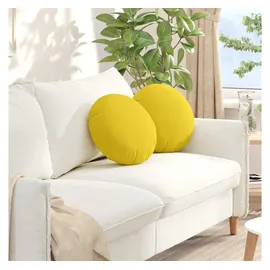 vidaXL Sitzkissen 40 x 13 cm Gelb