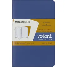 Moleskine Volant Notizhefte (liniert, Soft Cover, Pocket/A6) 2er-Set Vergissmeinnicht Blau, Bernsteingelb
