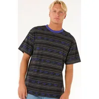 Rip Curl Raw Energy Vibal Kurzarm-t-shirt - washed black