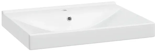 Neuesbad Keramik-Waschbecken VERSO 60 cm, weiss glänzend NB1DF10421