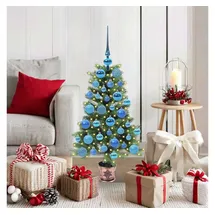 vidaXL Weihnachtsbaum mit 150 LEDs Grün 90 cm