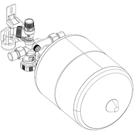 SYR Sasserath Sicherheitscenter 4807, mit 8l-Membran-Ausdehnungsgefäß DN 15, bis max 150l Inhalt 4807.15.000