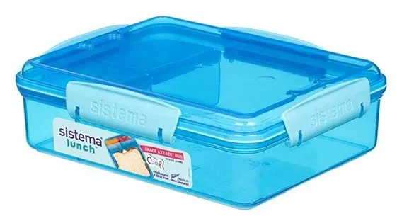 Snack Attack Duo Lunch 975ml - Blue