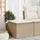 vidaXL Gartenhocker 55 x 55 x 37 cm beige 1 St.
