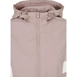 URBAN CLASSICS Ladies Crinkle Batwing Jacket - Rosa