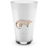 Mr. & Mrs. Panda Glas Nasenbär - Geschenk, Gute Laune, Latte Macchiato, lustige Sprüche, Rüsselbär, Cappuccino Tasse, Tiere, Cappuccino Glas,