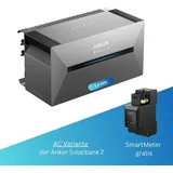 Anker AC Variante Anker Solix Solarbank 2 AC – nachrüst Speicher für bestehende Balkonkraftwerke – 1,6 kWh – bis zu sechs Solarmodule – Echtzeitüberwachung per App - Steuerungseinheit integriert – gratis SmartMeter