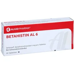 Betahistin AL 6 Tabletten 20 St
