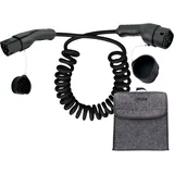 InLine EV Spiral-Autoladekabel 11kW Typ2, 3-phasig, 7,5m