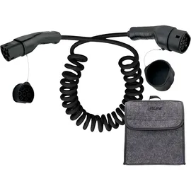 InLine EV Spiral-Autoladekabel 11kW Typ2, 3-phasig, 7,5m