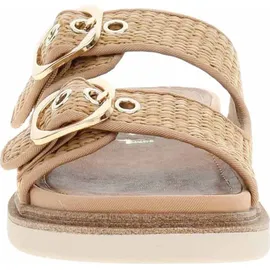 TAMARIS Pantolette Damen Vegan Flach braun,EU 40