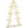 Beliani Weihnachtsbaum Silber 60 cm