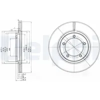 Delphi Bremsscheibe BG2534