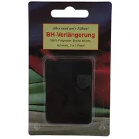 zettl GmBH BH Verlängerung Hakenverschluss BH-Erweiterung Rückenverschluss 3-reihig 45mm