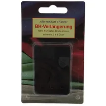 zettl GmBH BH Verlängerung Hakenverschluss BH-Erweiterung Rückenverschluss 3-reihig 45mm