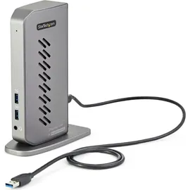Startech StarTech.com USB-C USB-A-Dock - Hybrid Universal USB 3.0 Dockingstation für USB-C- oder USB-A-Laptop - Dual-Monitor 4K 60Hz HDMI/DisplayPort (DK30A2DHUUE)